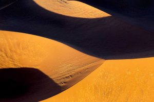 Namibia, Namib-Naukluft Aerial of sand dunes