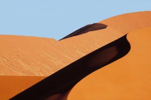 Namibia, Namib-Naukluft Park Sand dune abstract