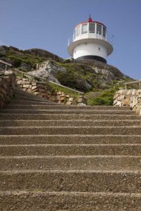 Stairs to a lighthouse, Cape Point, South Africa