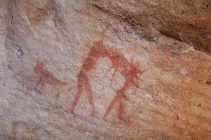 South Africa, Sevilla Trail Rock art painting