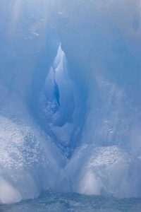 Antarctica, South Shetland A vivid blue iceberg